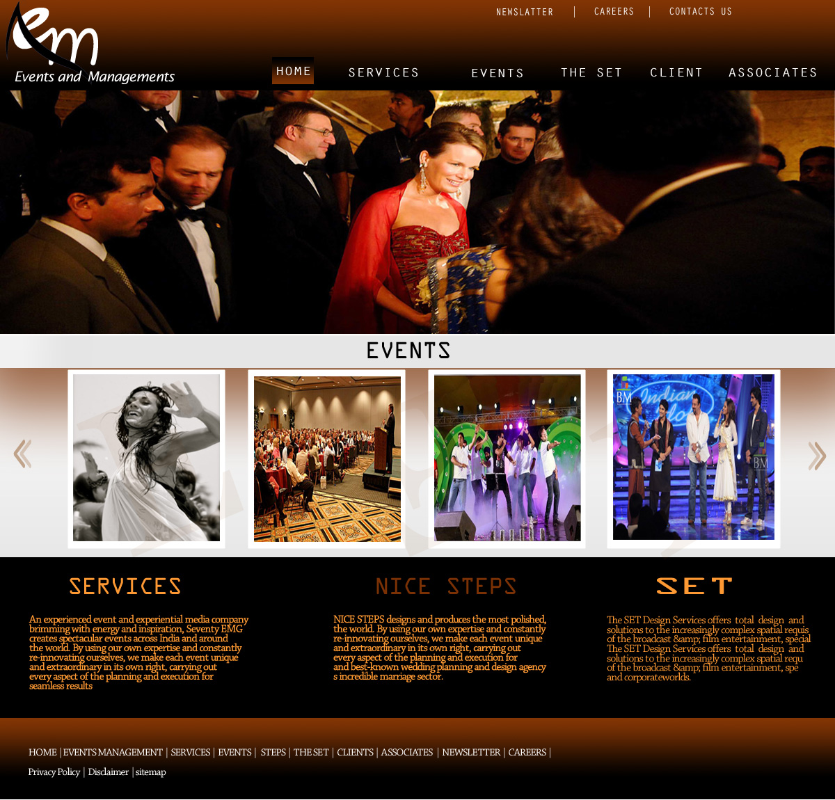 website for event management event management website